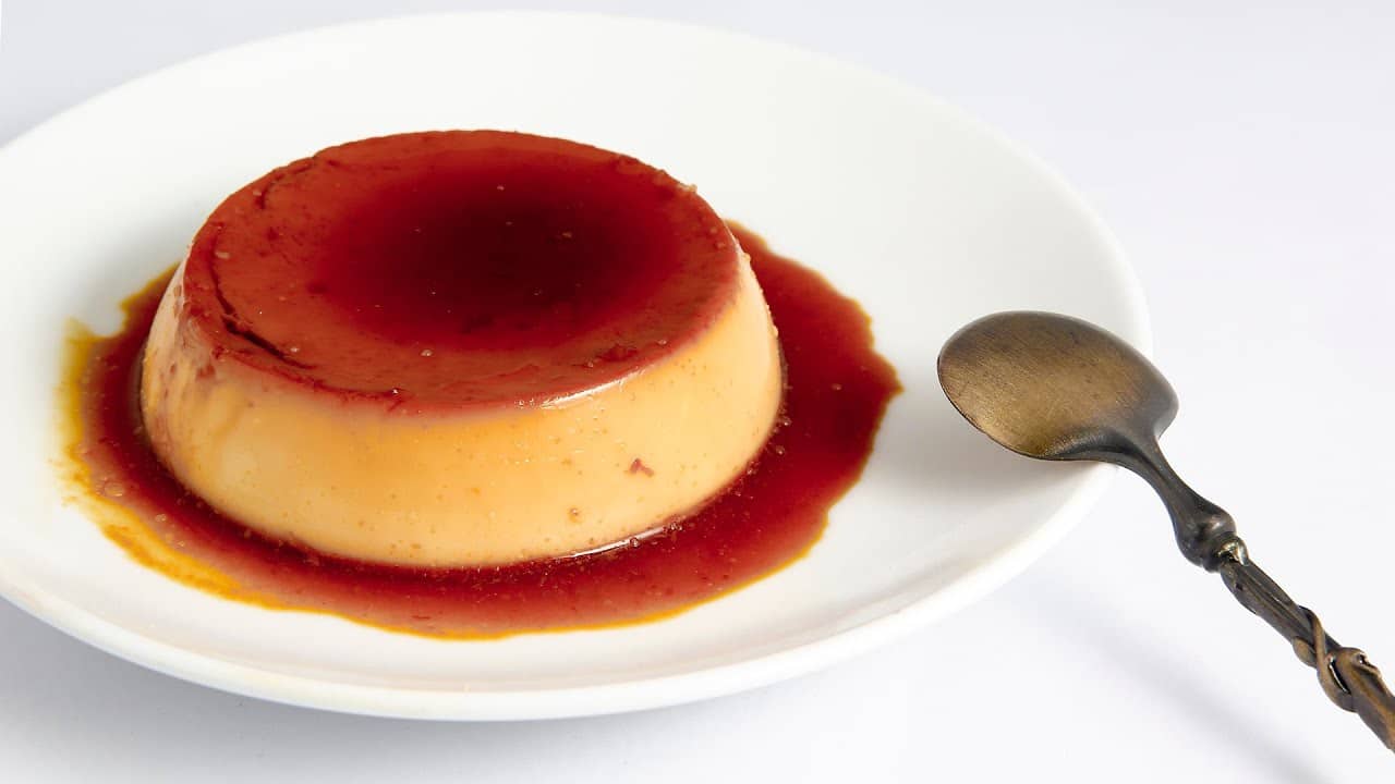 Bành flan tráng miệng