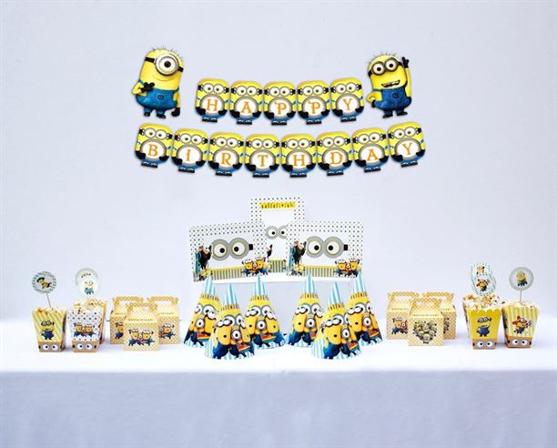 Set trang trí sinh nhật Minion - Trang Trí Sinh Nhật Kool Style